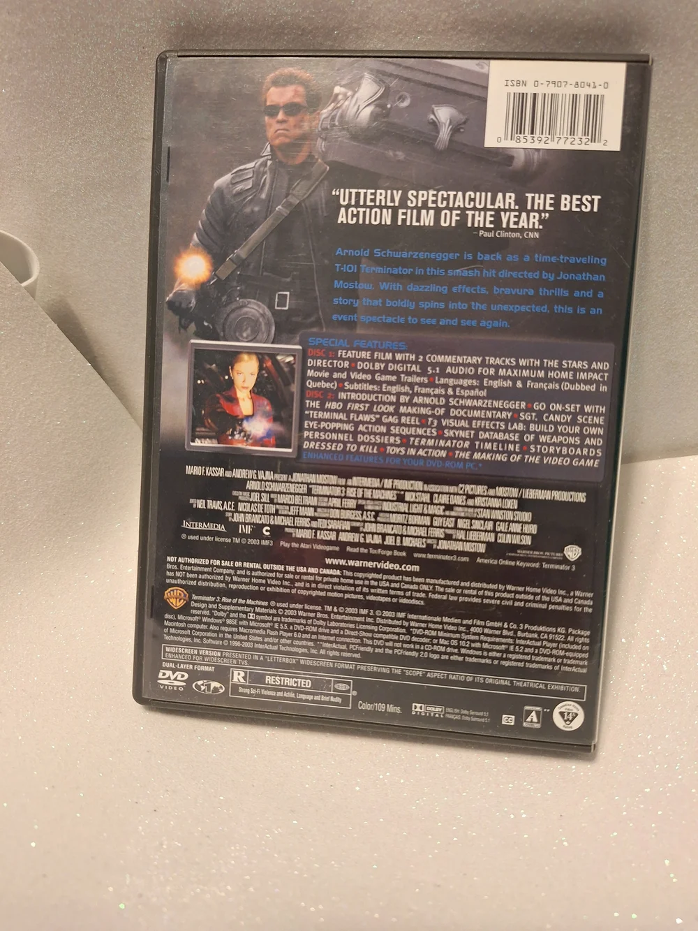 Terminator 3: Rise of the Machines (DVD) - Black